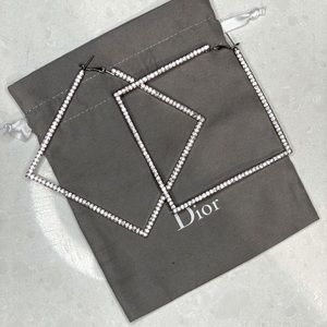 Custom Silver Triangle Earrings